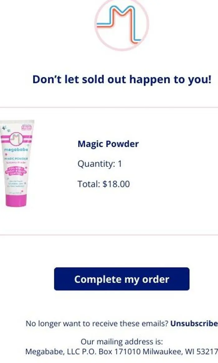 Megababe Beauty: Your cart is calling… ☎️