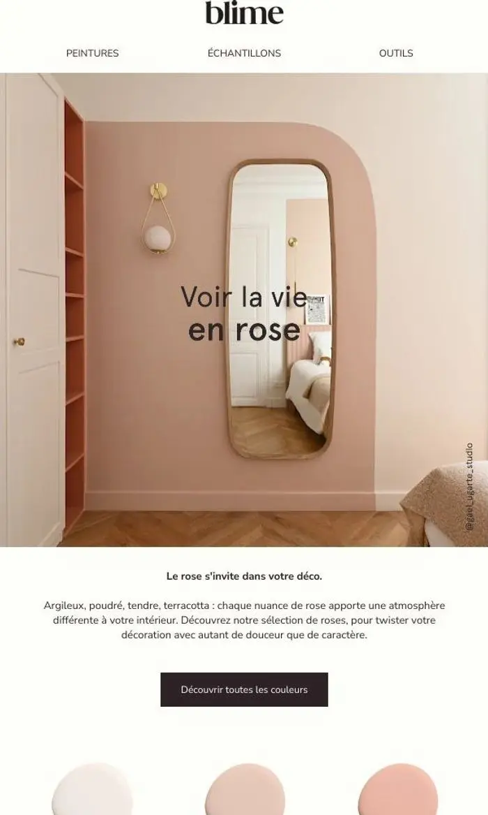 blime: Le rose : autant de douceur que de caractère"