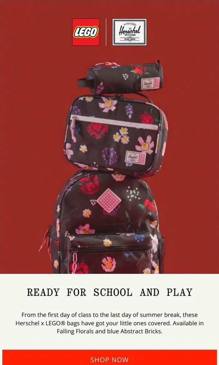 Herschel Supply Co.: Little Herschel LEGO® Collection