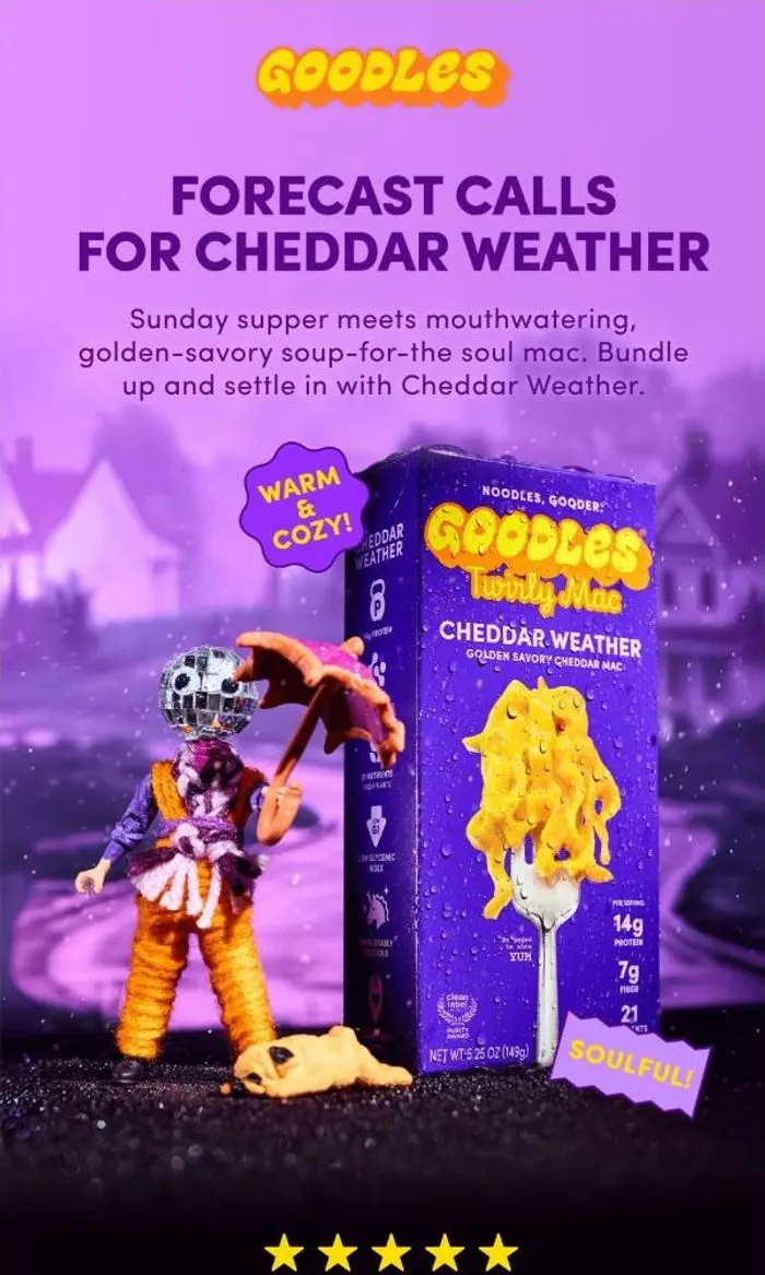 GOODLES: Forecast calls for Cheddar Weather