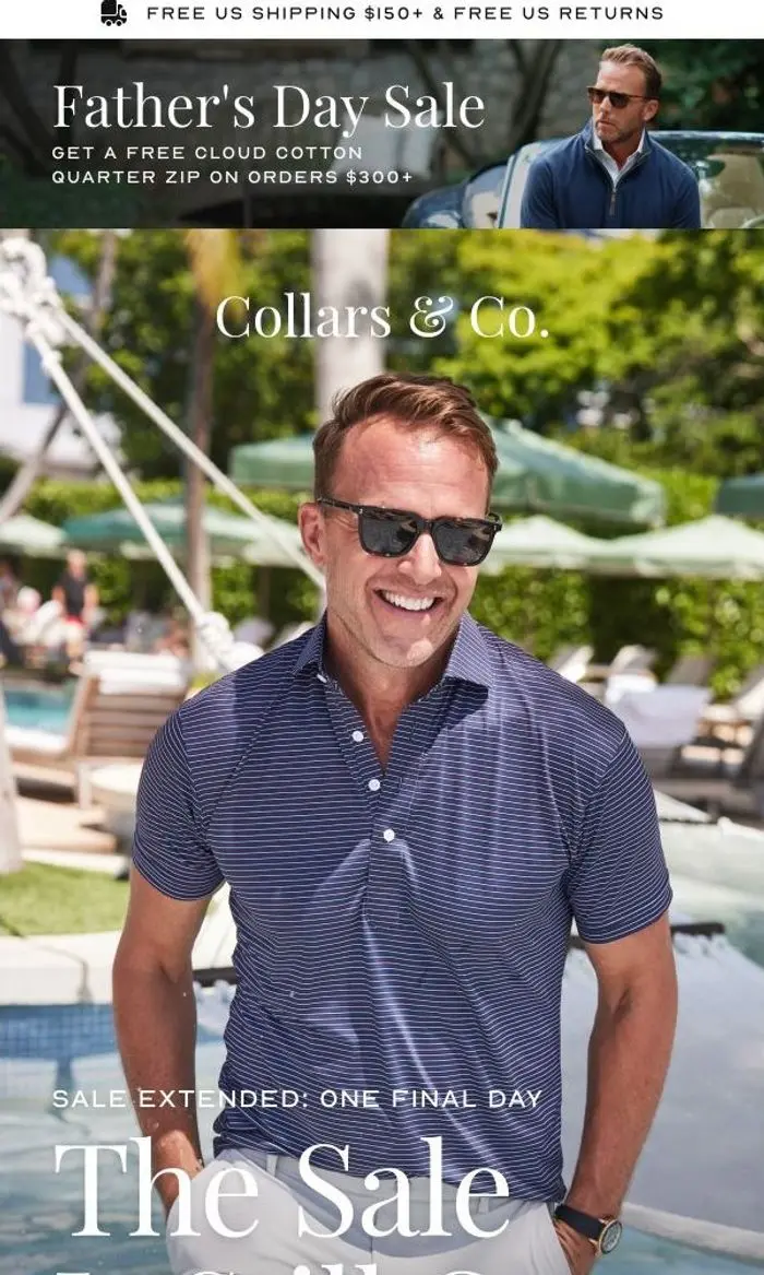 Collars & Co.: Father's Day Sale, Extended.