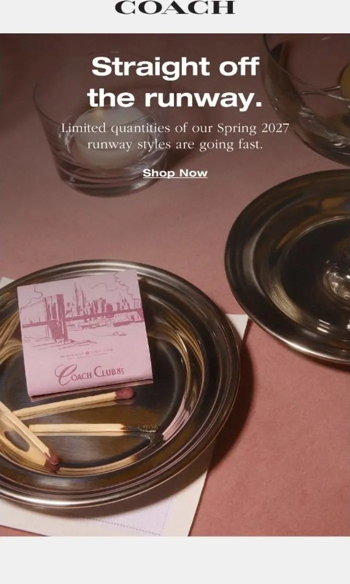 Coach UK: Fresh from our Spring 2027 show