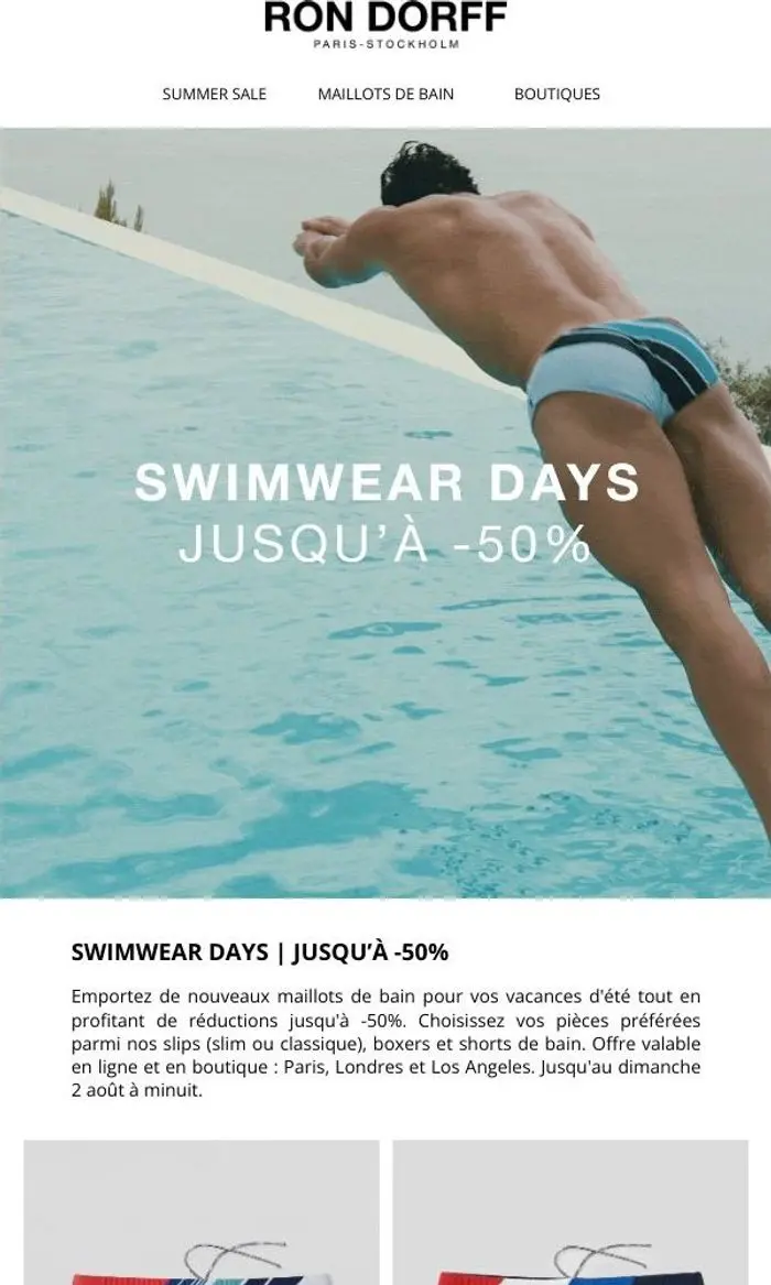 Ron Dorff: Swimwear Days | Jusqu’à -50%