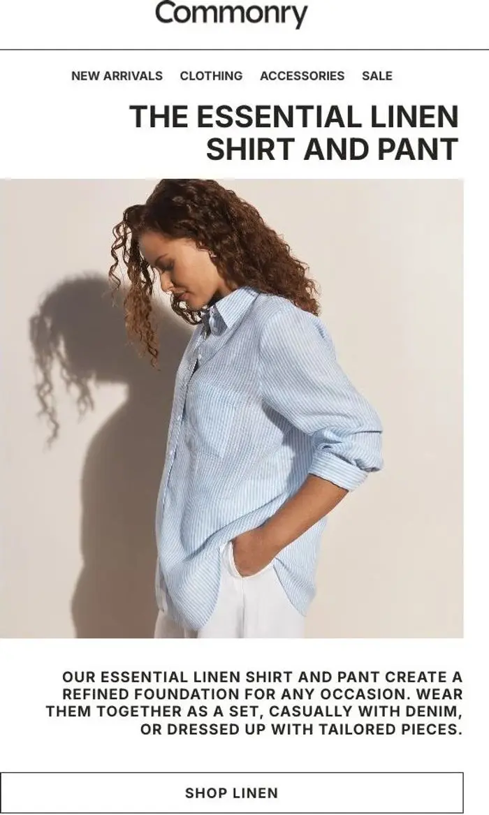 Commonry: The linen essentials that do it all