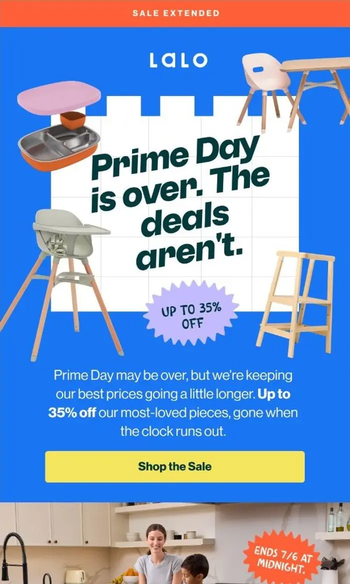 Lalo: Prime Day is over, but the deals aren’t.