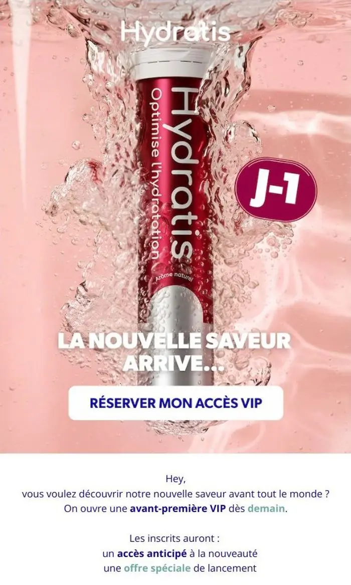 HYDRATIS: 🚨 J-1 avant la révélation de la nouvelle saveur