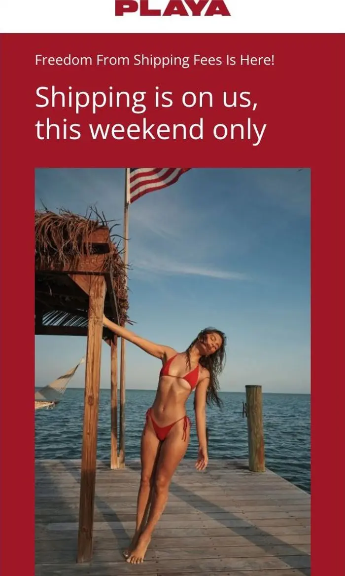 PLAYA BEAUTY: It's here: Freedom From Shipping Fees 🇺🇸