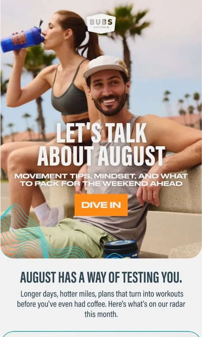 BUBS Naturals: Are you actually ready for this weekend?