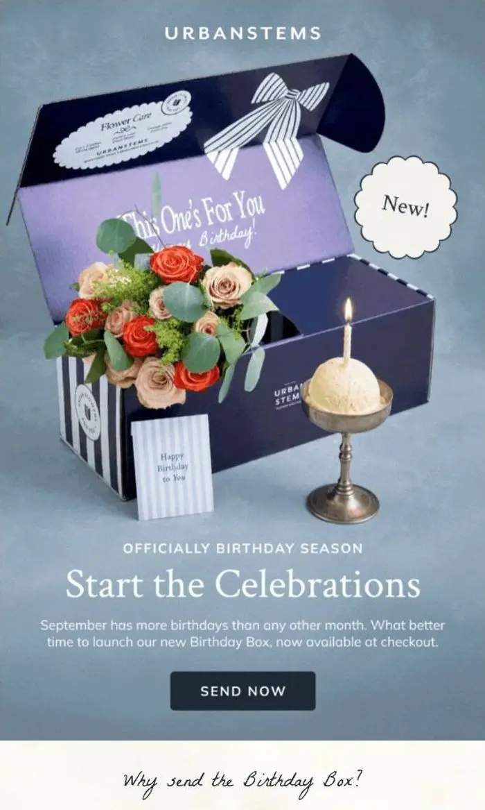 UrbanStems: Introducing the Birthday Box!