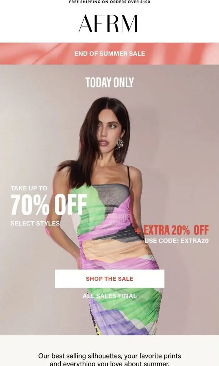 AFRM: Take an EXTRA 20% OFF