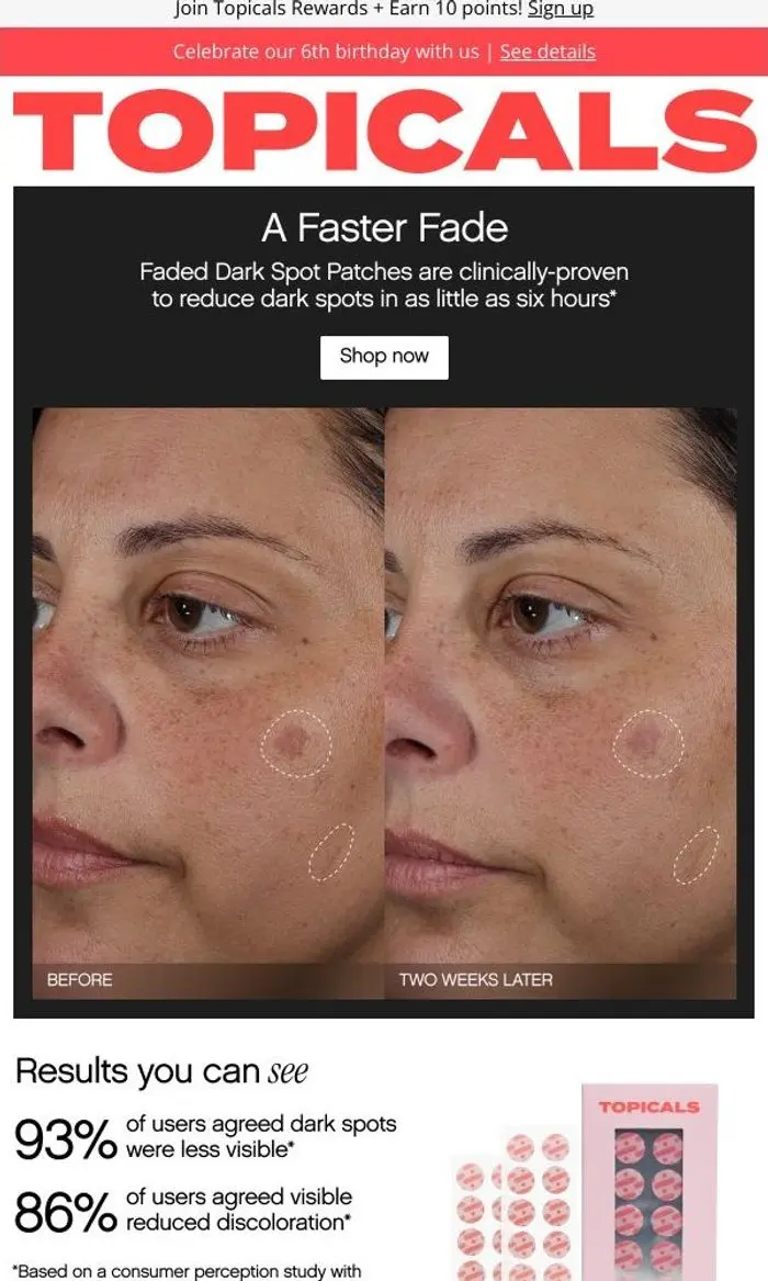 Topicals: Fade Dark Spots in 6 Hours 💥