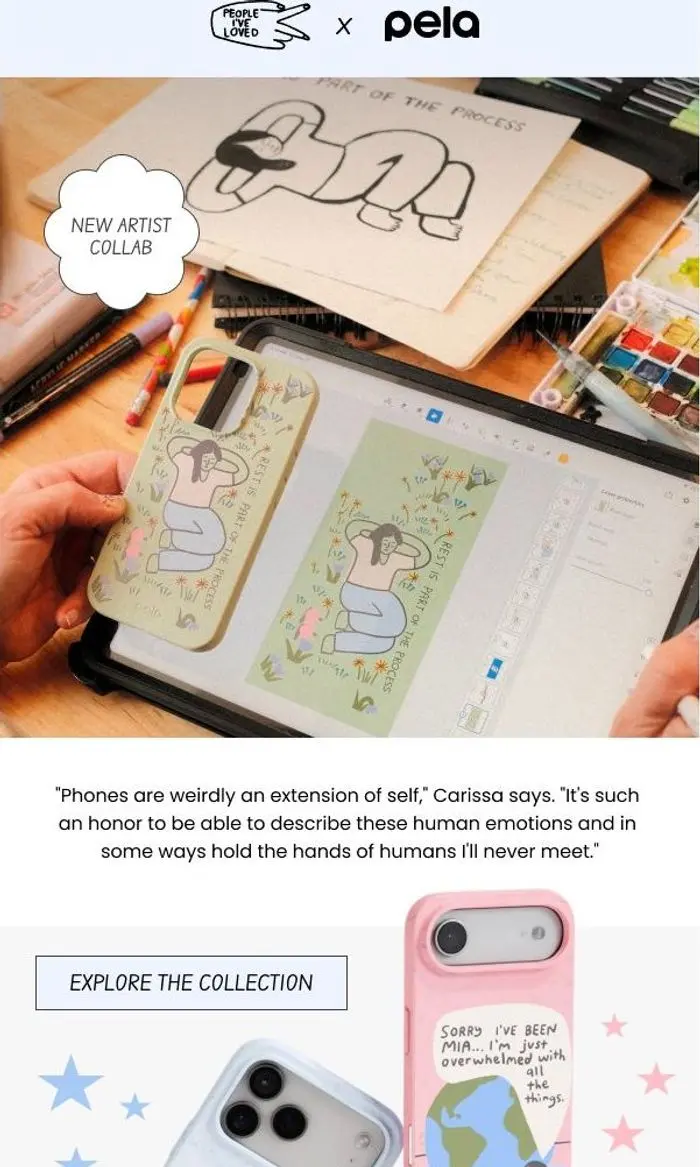 Pela Case: NEW ARTIST COLLAB: Pela x People I’ve Loved