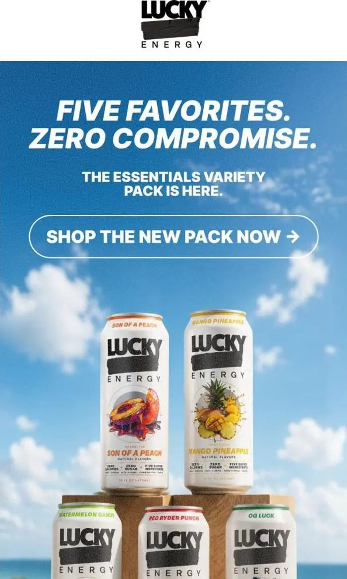 Lucky Energy: The Best of Lucky. Finally Together.