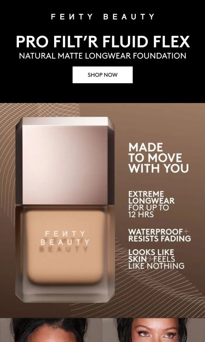Fenty Beauty: Foundation that 〰️ moves 〰️ with you
