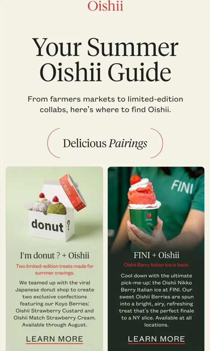Oishii: Your Summer Oishii Guide