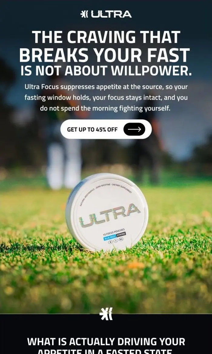 ULTRA: Learn how ULTRA Focus suppresses your cravings!