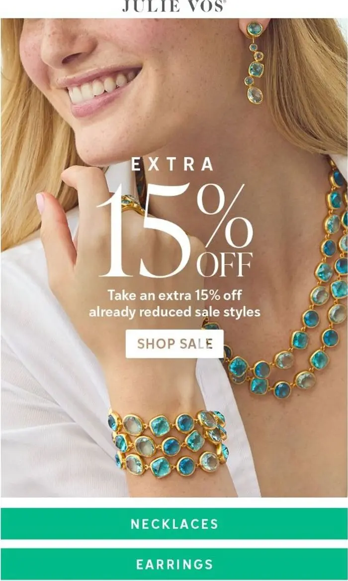 Julie Vos: EXTRA 15% OFF SALE