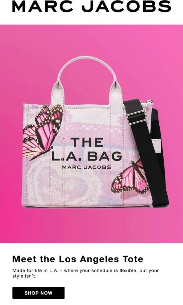 MARC JACOBS: Meet the Los Angeles Tote 🌴