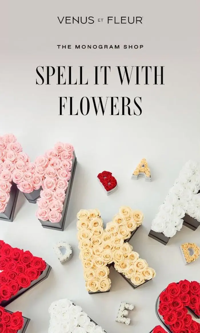 Venus et Fleur: Make It Theirs With The Monogram Shop