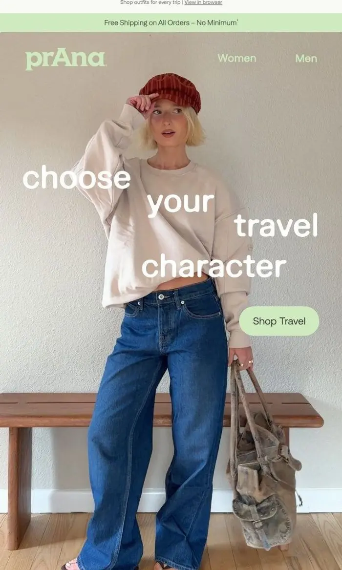 prAna: Choose Your Travel Fit ✈️