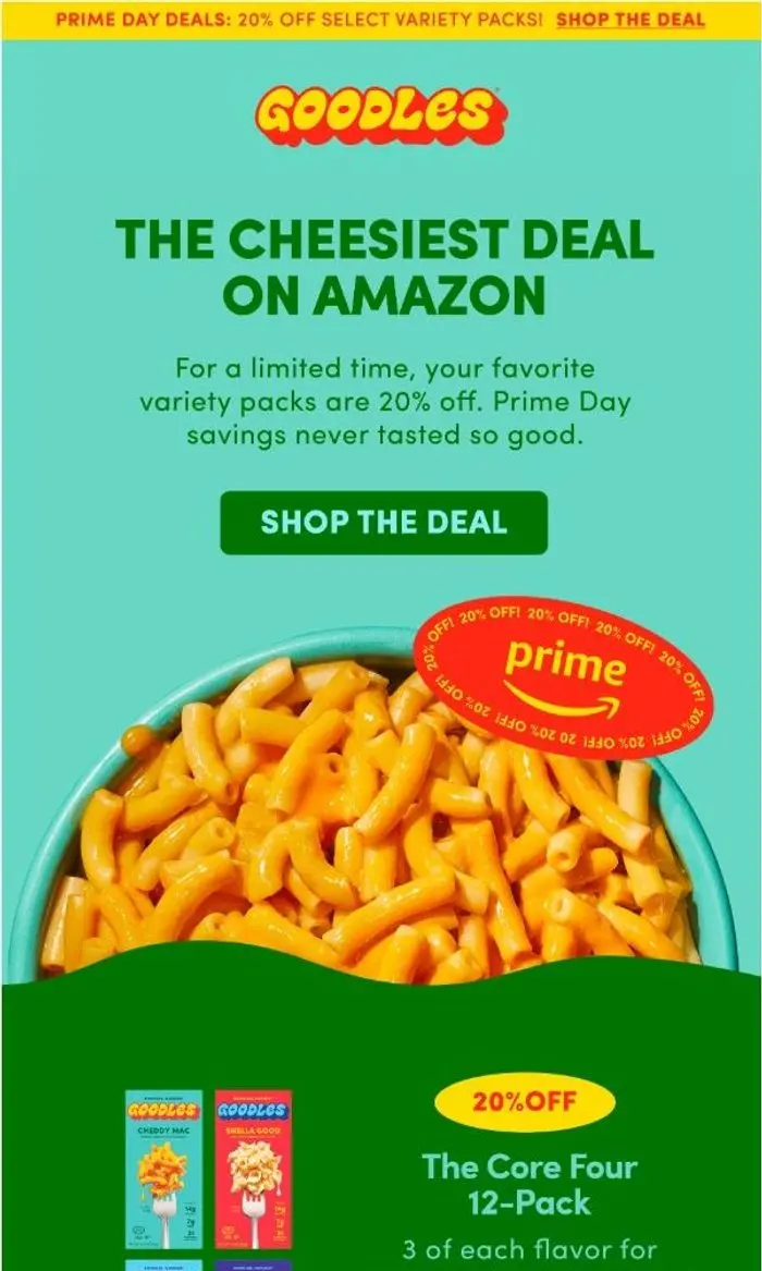 GOODLES: The cheesiest Prime Day deal