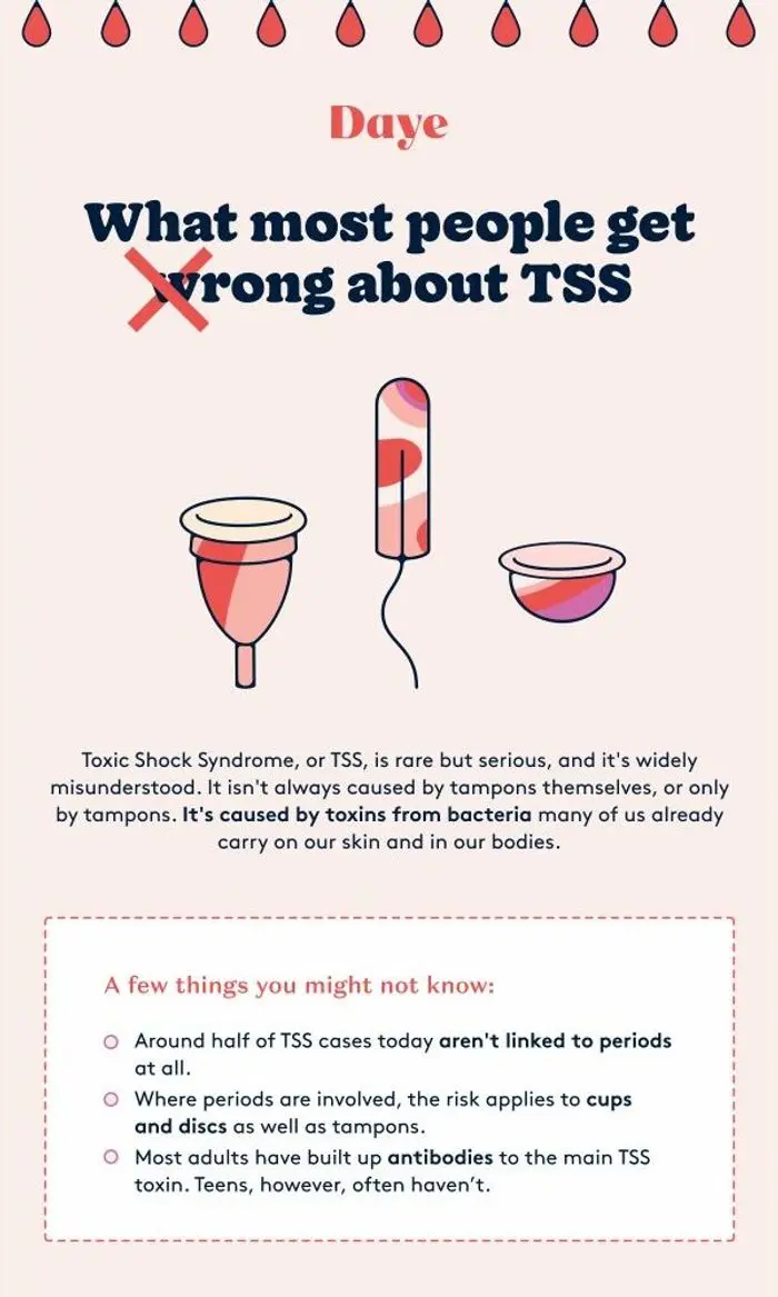 Daye: TSS isn't just a tampon thing