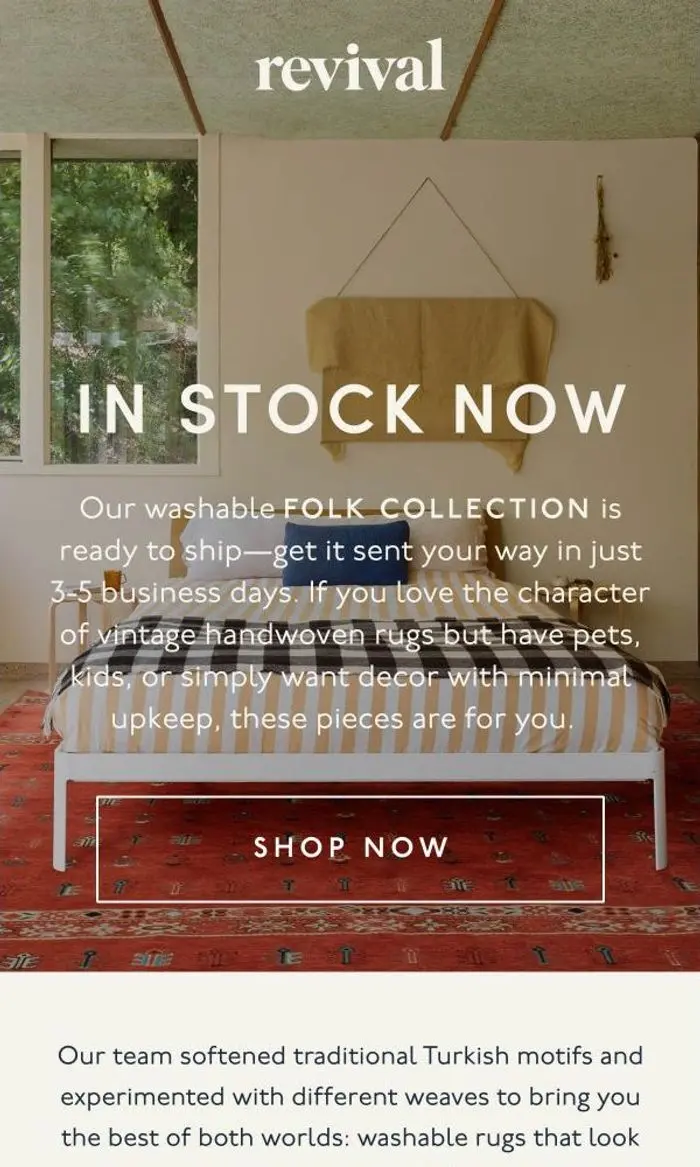 Revival: New in washable wool