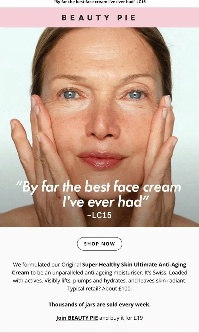 BEAUTY PIE: A £100 🇨🇭 Super Cream For Just £19? 