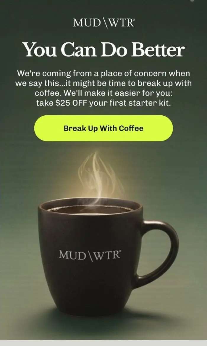 MUD\WTR: You & Coffee? Not Great