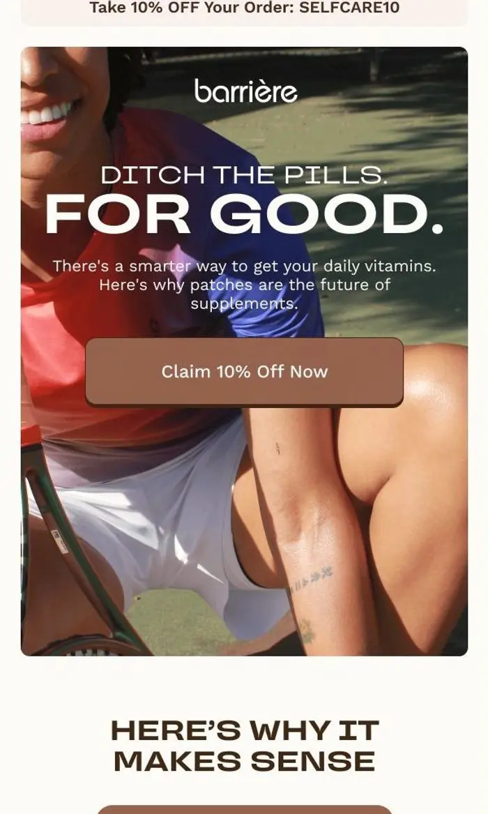 Barrière: What If Your Vitamins Actually Worked?