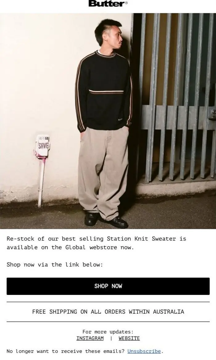 Butter Goods: Station Knit Restock Available Now