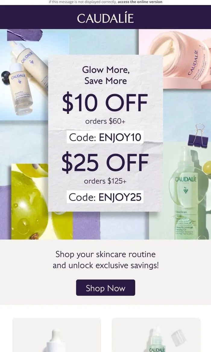 Caudalie USA: Limited Time Savings Are Waiting 🍇