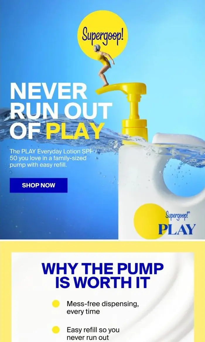 Supergoop!: Size up your PLAY this summer