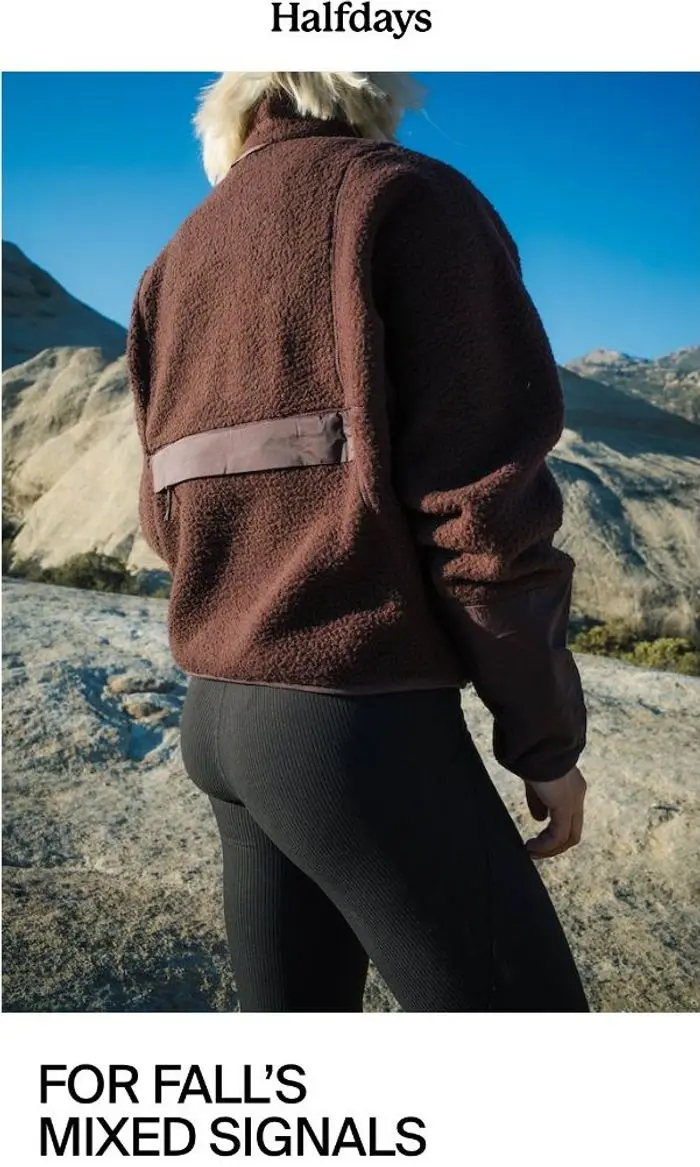 Halfdays: It's (Almost) Fleece Season