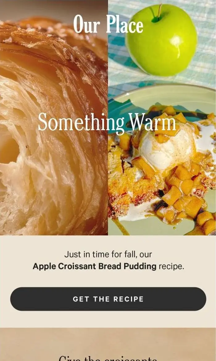 Our Place: Fall Means Dessert