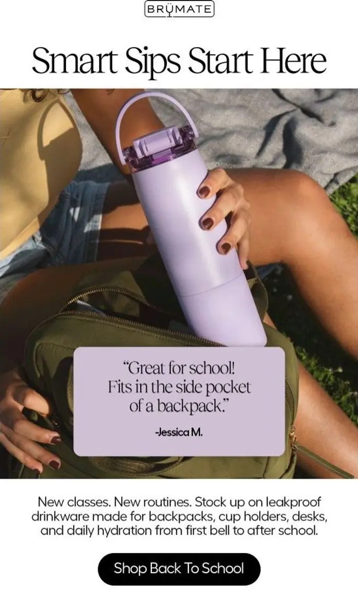 BrüMate: Best-In-Class Hydration 🎒