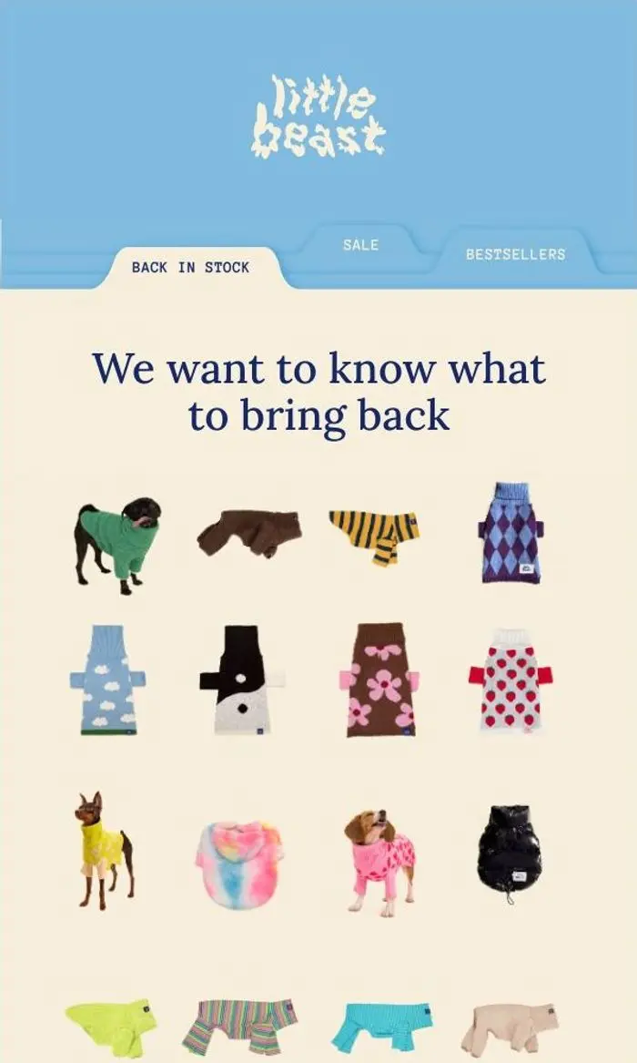Little Beast: Want these back?