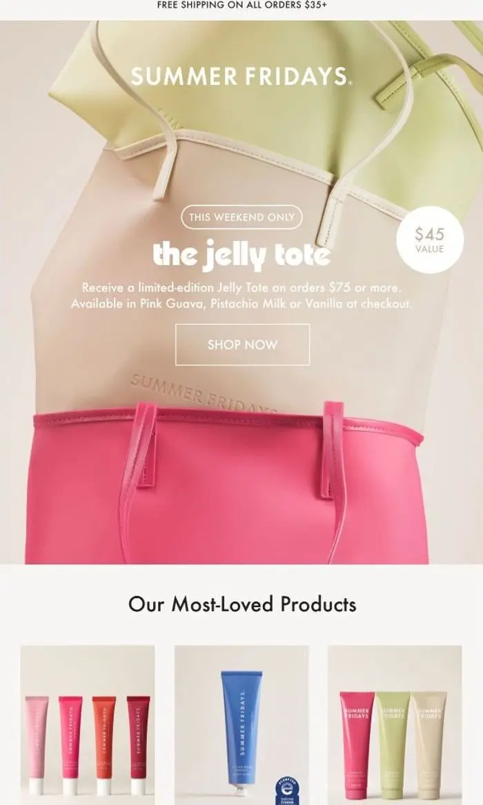 Summer Fridays: Our Gift To You: The Jelly Tote 🩷