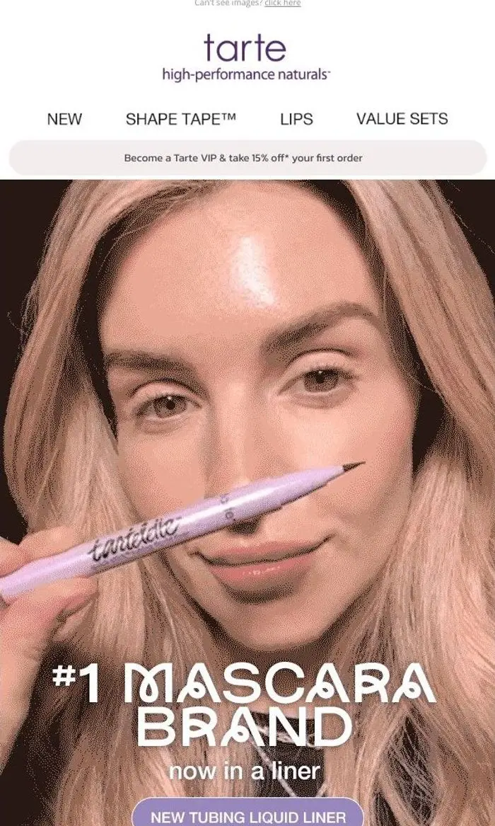 tarte: not to be dramatic, but... 👀