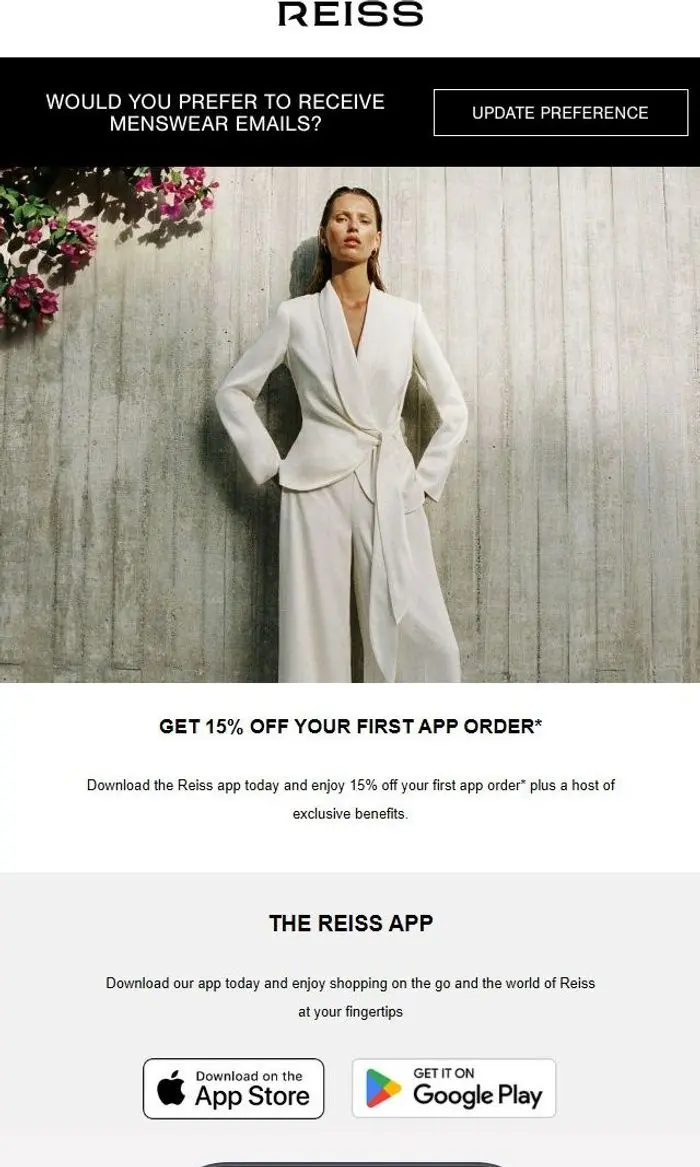 REISS: Download the Reiss App Today