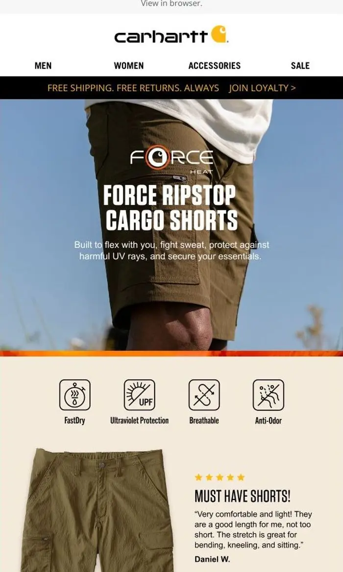 Carhartt: Here’s all the reasons you need these shorts