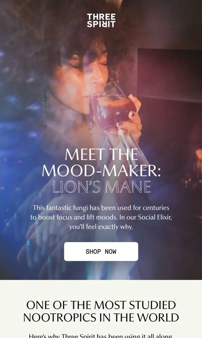 Three Spirit: Meet our favourite mood-boosting mushroom 🍄