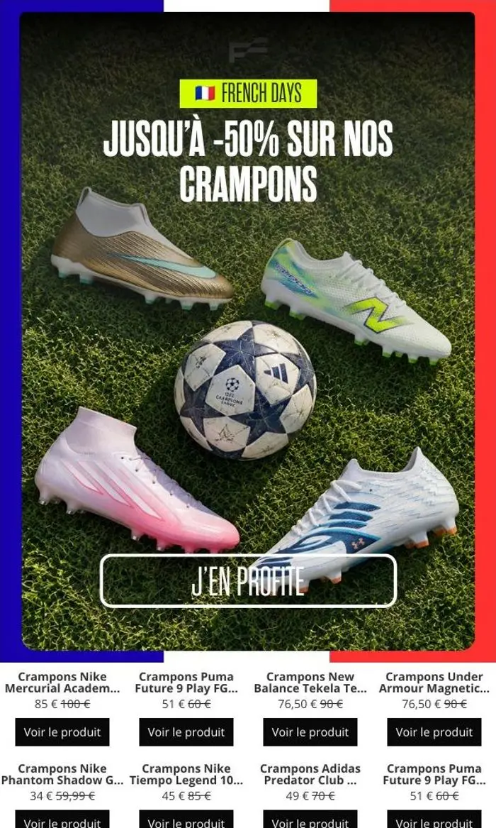 Footcenter: ⚽ French Days 2026 !