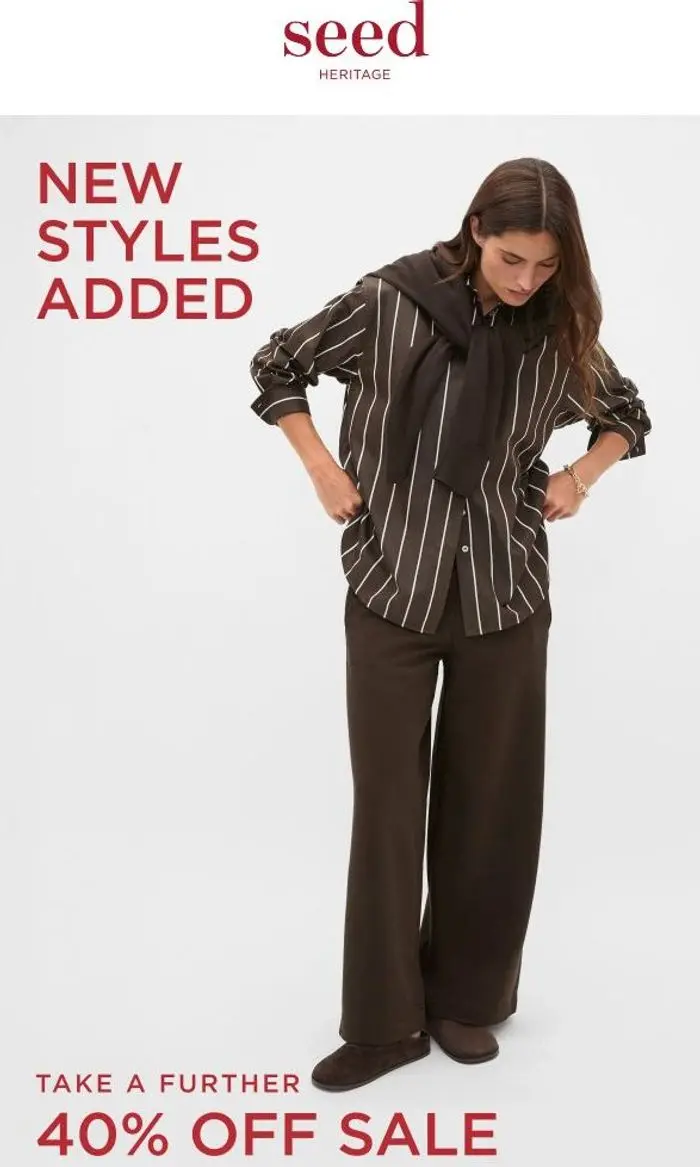 Seed Heritage: New Styles Added! | Shop Now