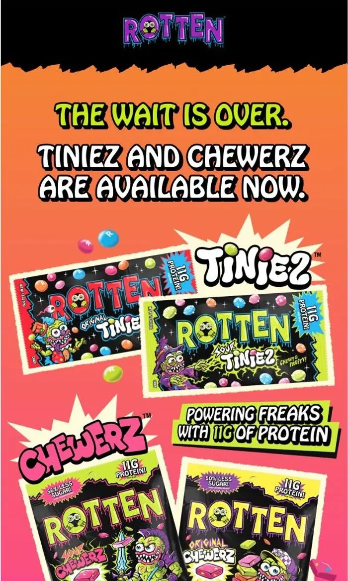 Rotten: Tiniez & Chewerz are LIVE!