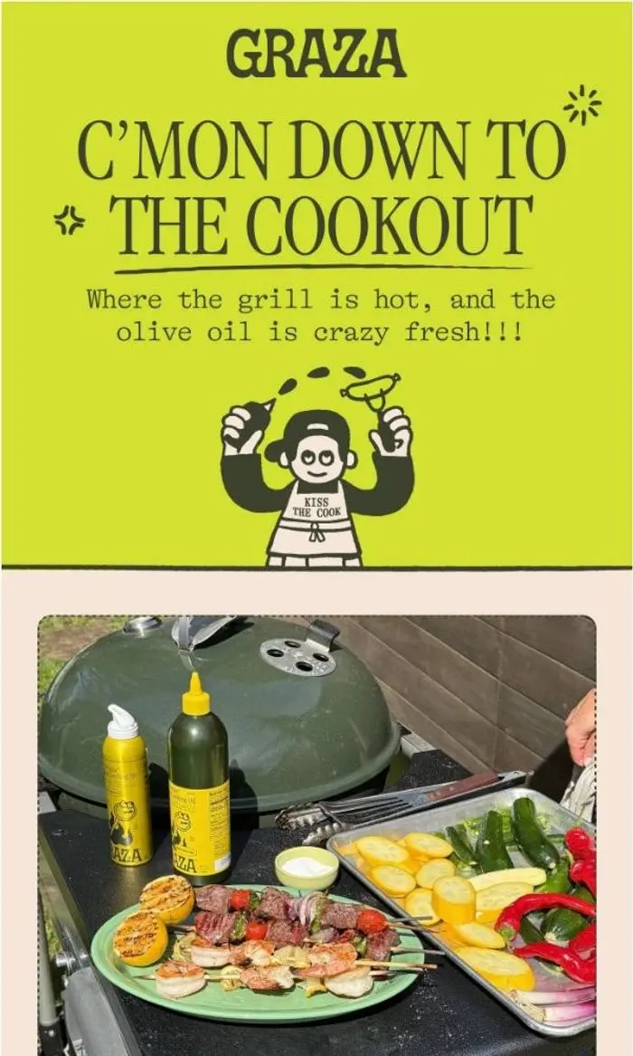 Graza: Wanna come to our cookout??!