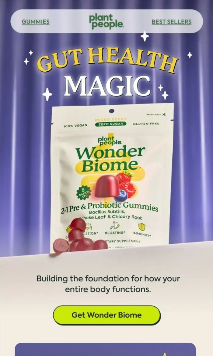 Plant People: Your gut is running the whole show 🦠