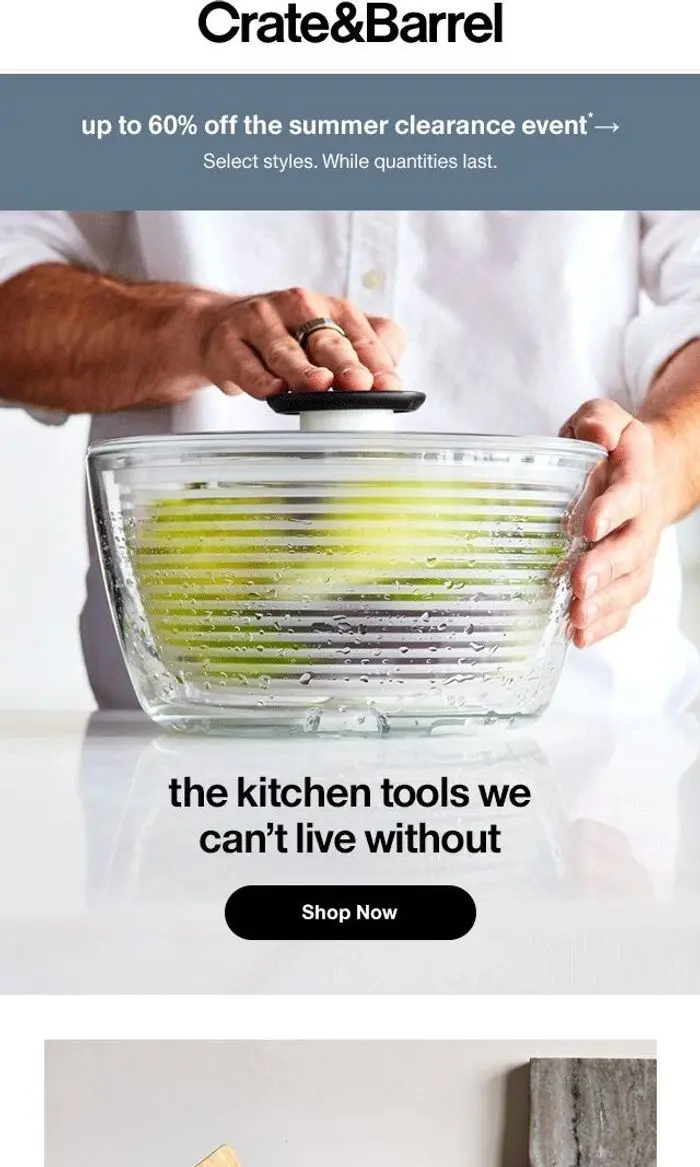 Crate & Barrel: You’ll use these every single day