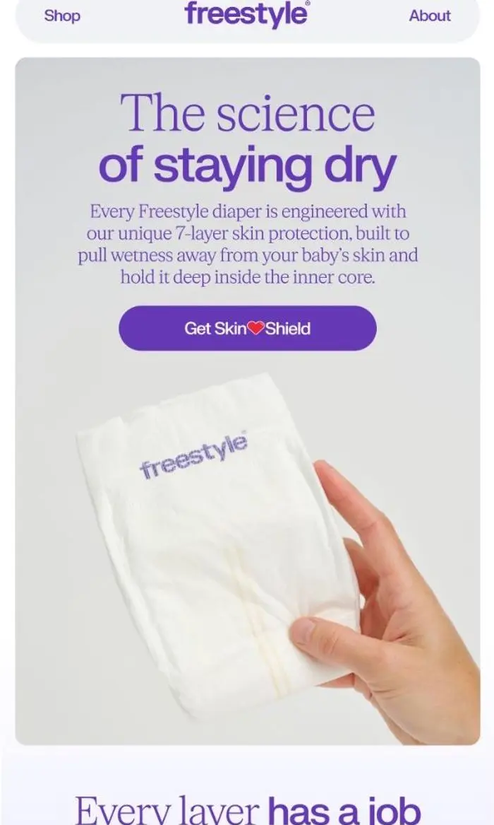 Freestyle: Engineered to stay dry