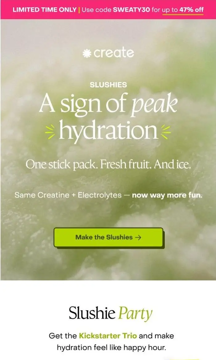 Create: Get your summer slushie fix now!